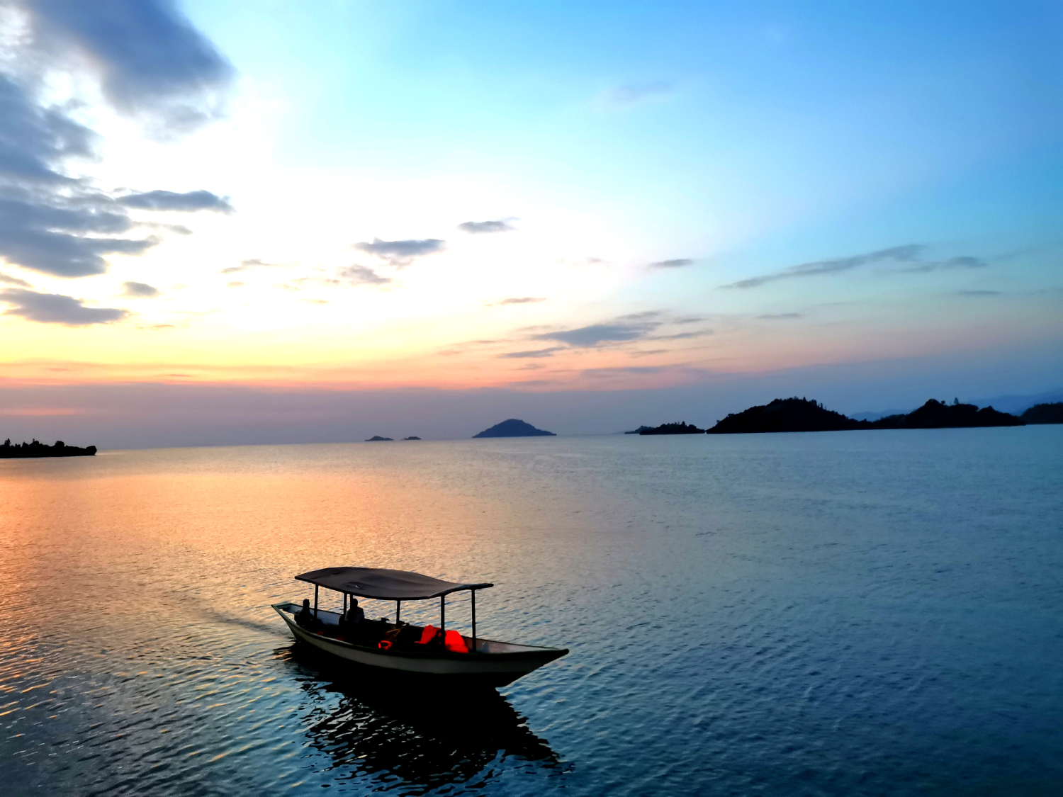 Abendstimmung am Lake Kivu