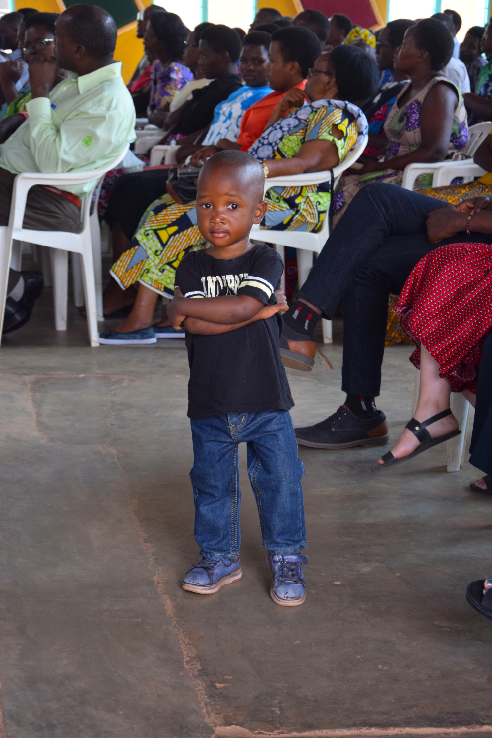 Kleiner Junge Ruandas