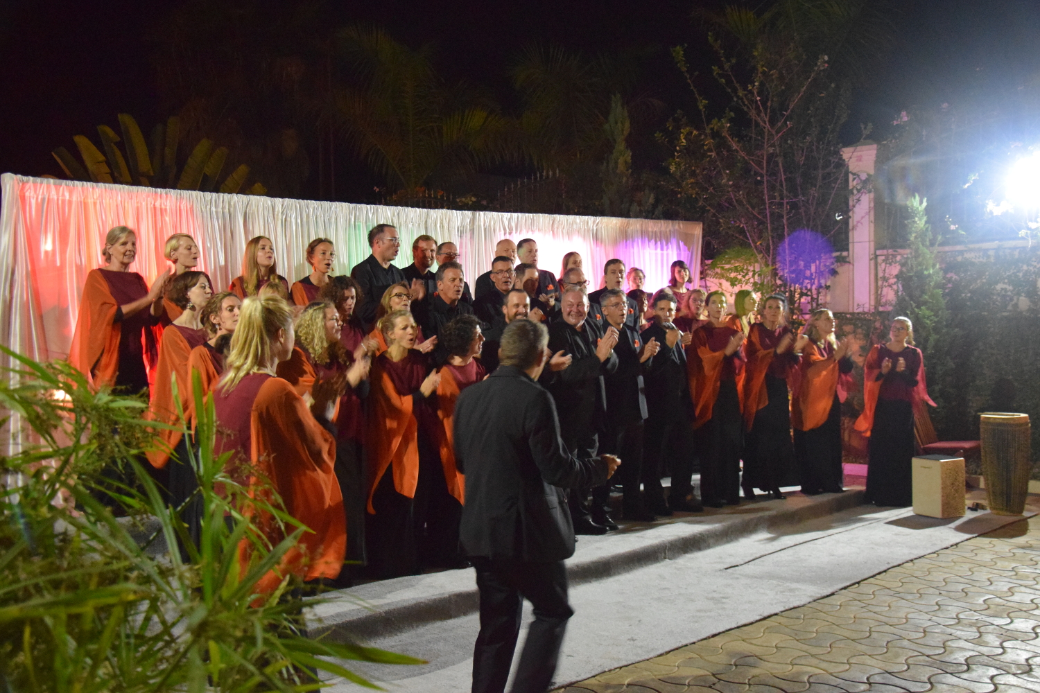 Konzert in der deutschen Botschaft Kigali