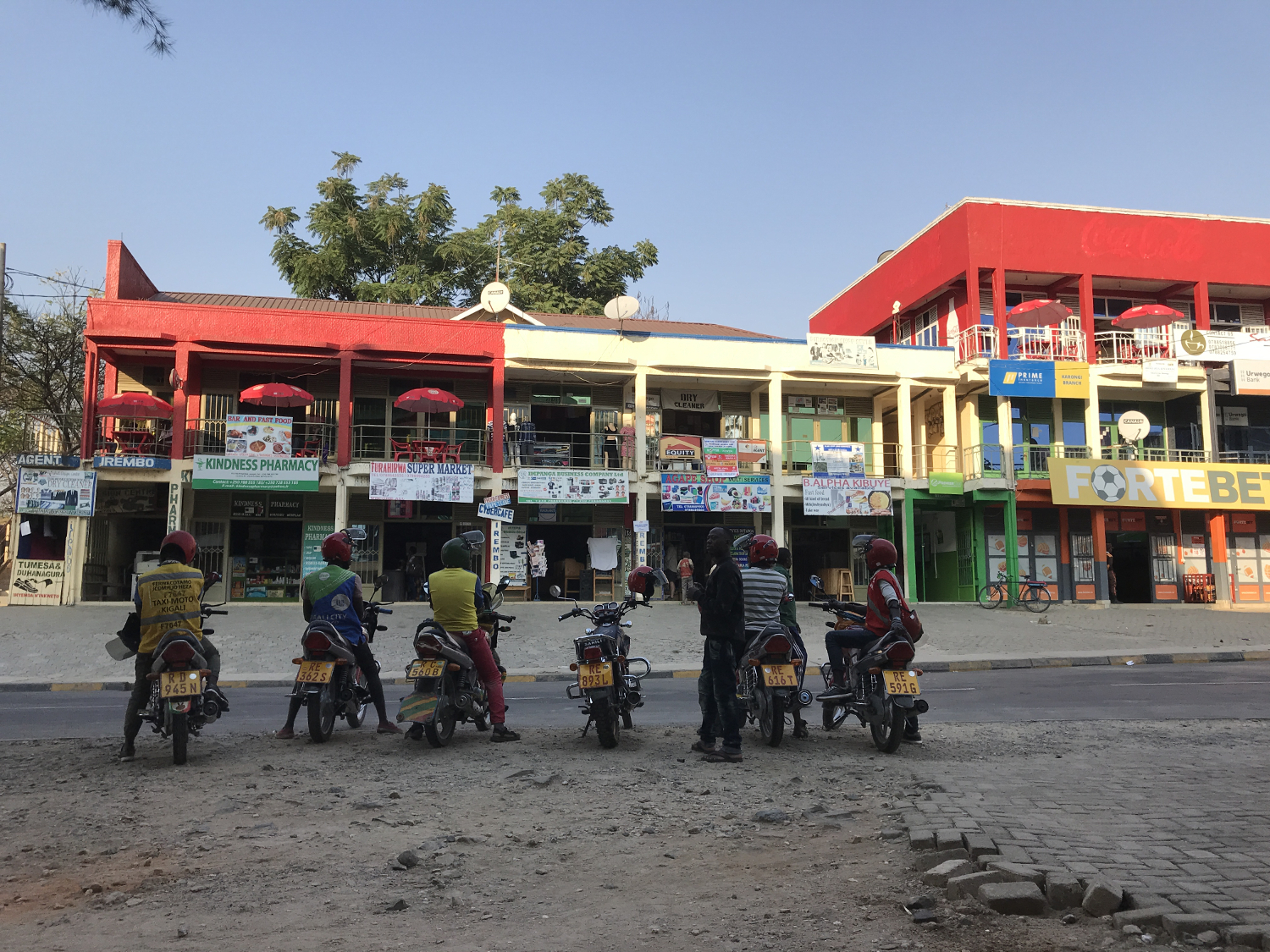 Straßenszene in Kibuye