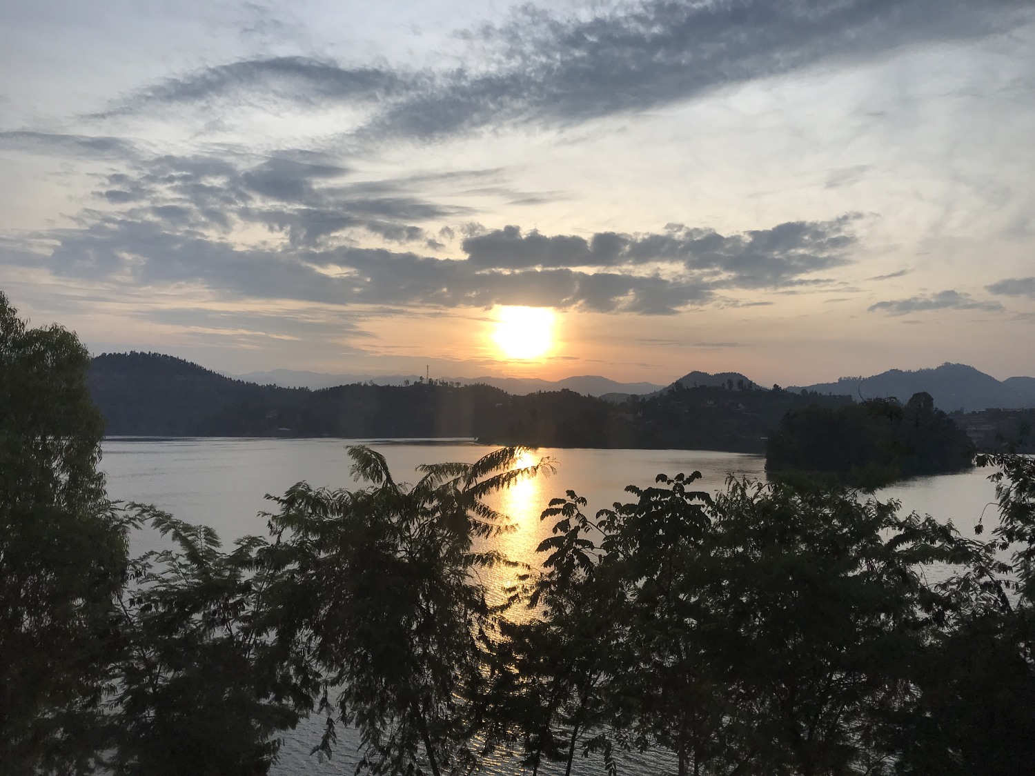 Sunset am Lake Kivu